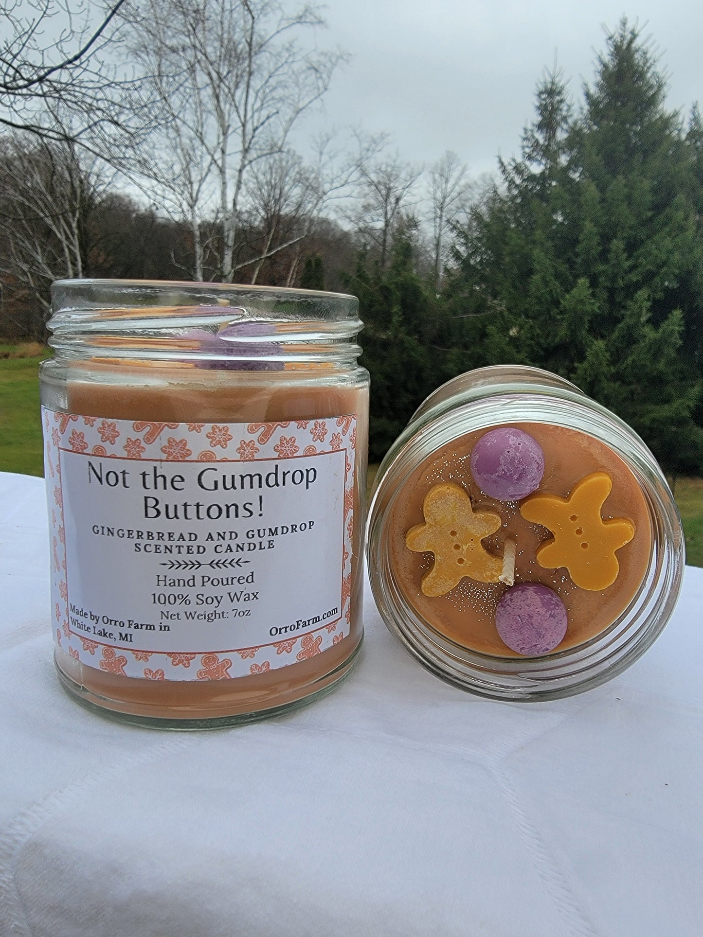 Not the Gumdrop Buttons! Candle