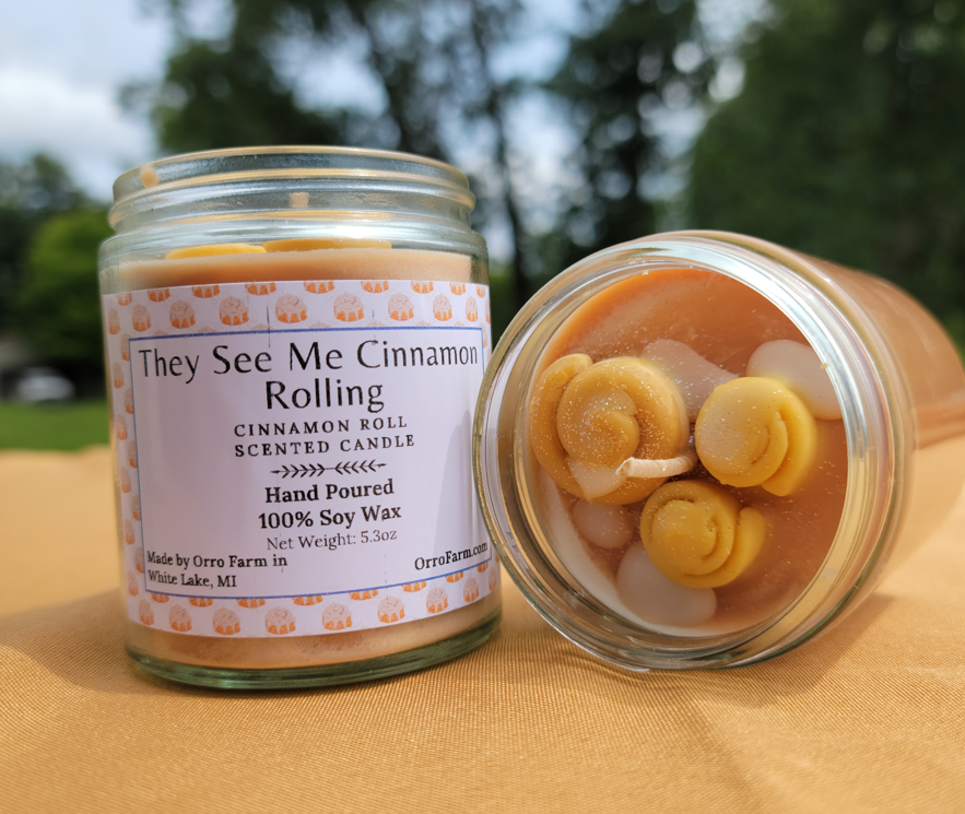 They See Me Cinnamon Rolling Candle