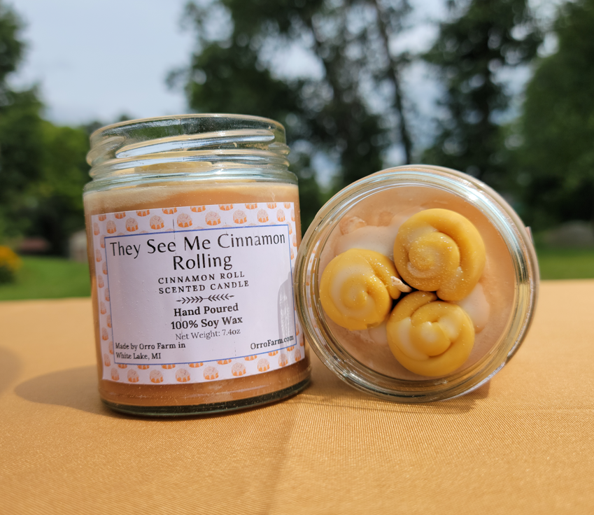 They See Me Cinnamon Rolling Candle