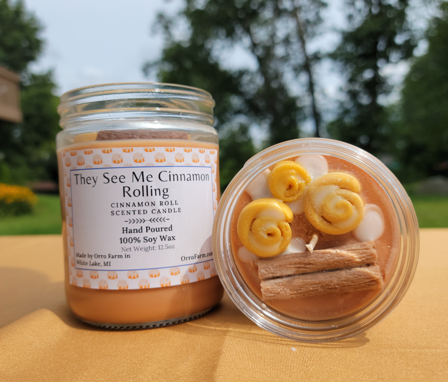 They See Me Cinnamon Rolling Candle