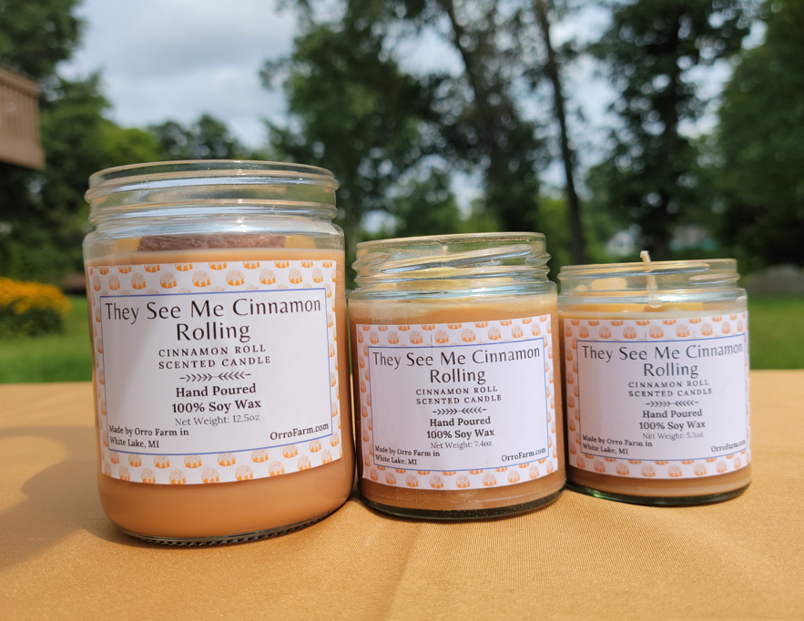 They See Me Cinnamon Rolling Candle