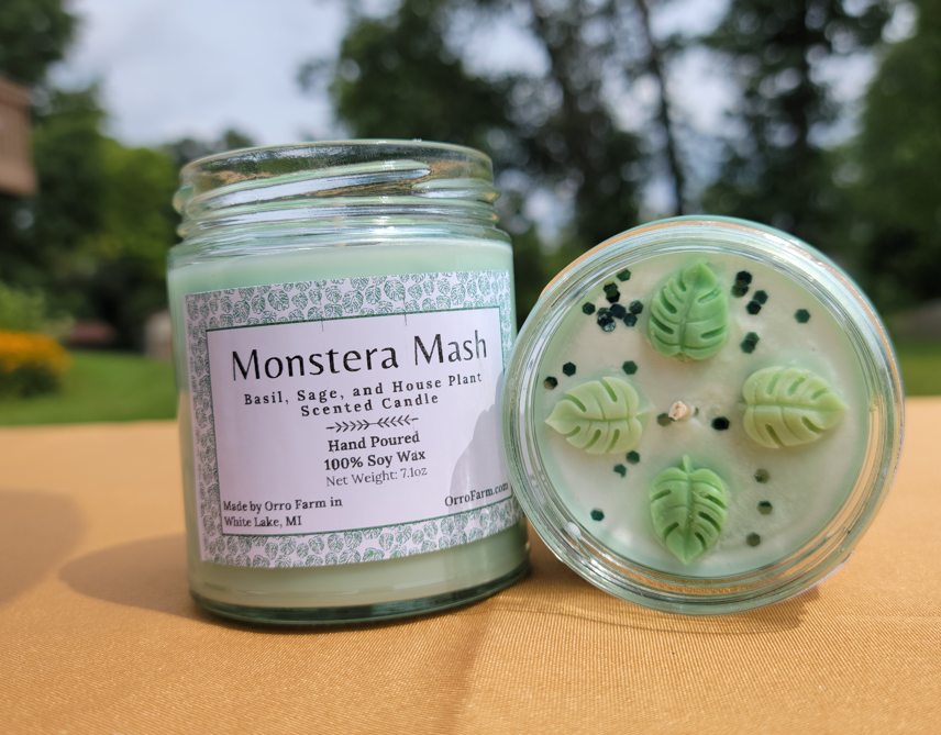 Monstera Mash Candle