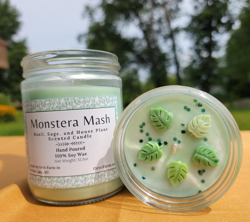monstera mash plant Monstera Mash Candle