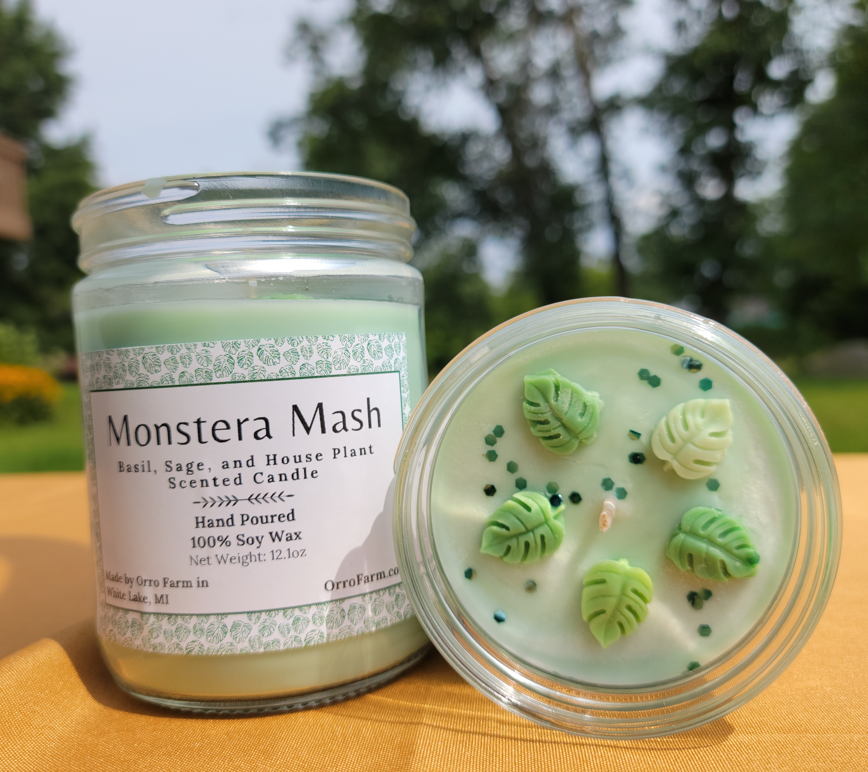 Monstera Mash Candle